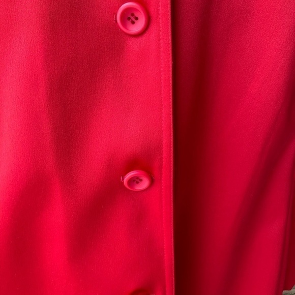 Nygard Collection red dress coat size 12/14 Vintage - Picture 2 of 15